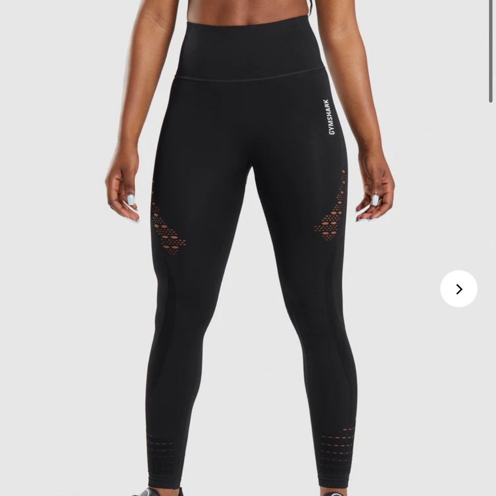 Gymshark energy seamless black leggings size small